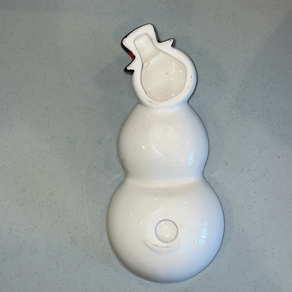 N/A snowman dishes